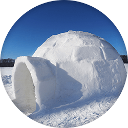 Igloo building